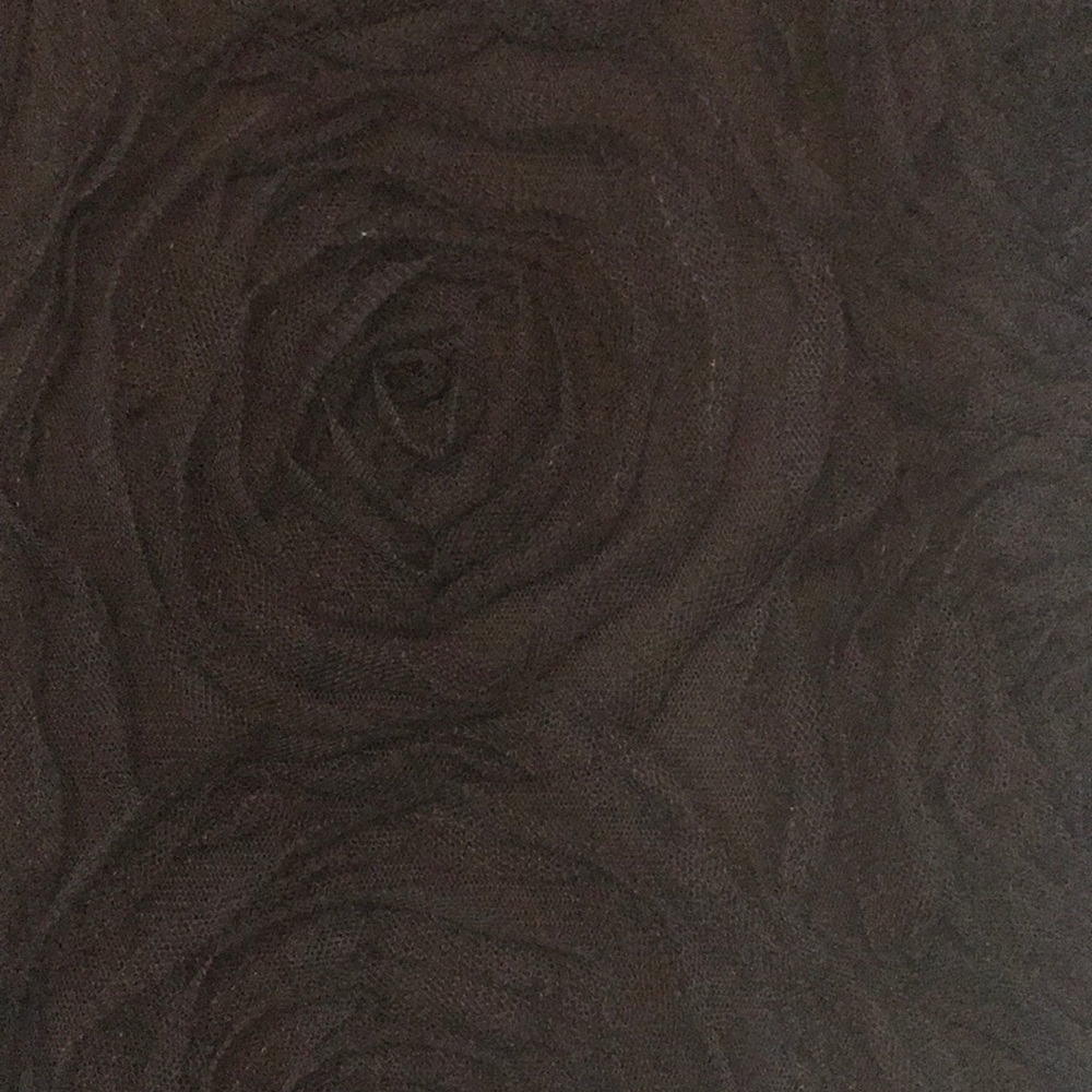 NWT Black Texture Patterned Skirt